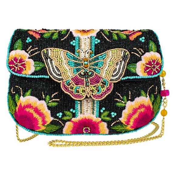 MARY FRANCES Dream Chaser Beaded Crossbody / Clutch Bag NWT - Picture 1 of 10